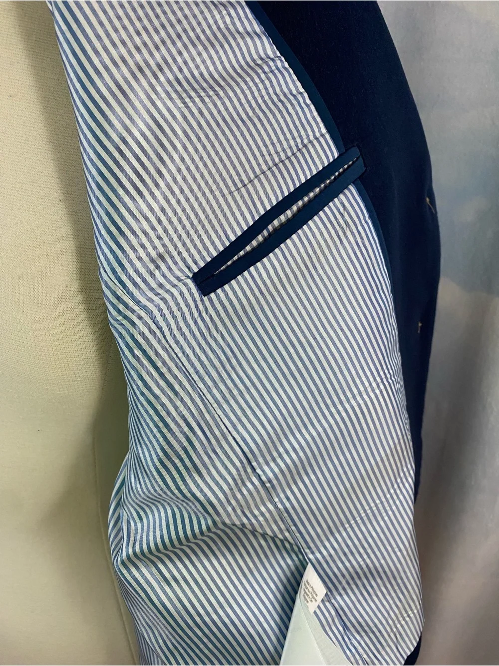 J. Crew Classic Navy Single-Breasted Women's Lined Blazer Size 14 - Picture 4 of 6